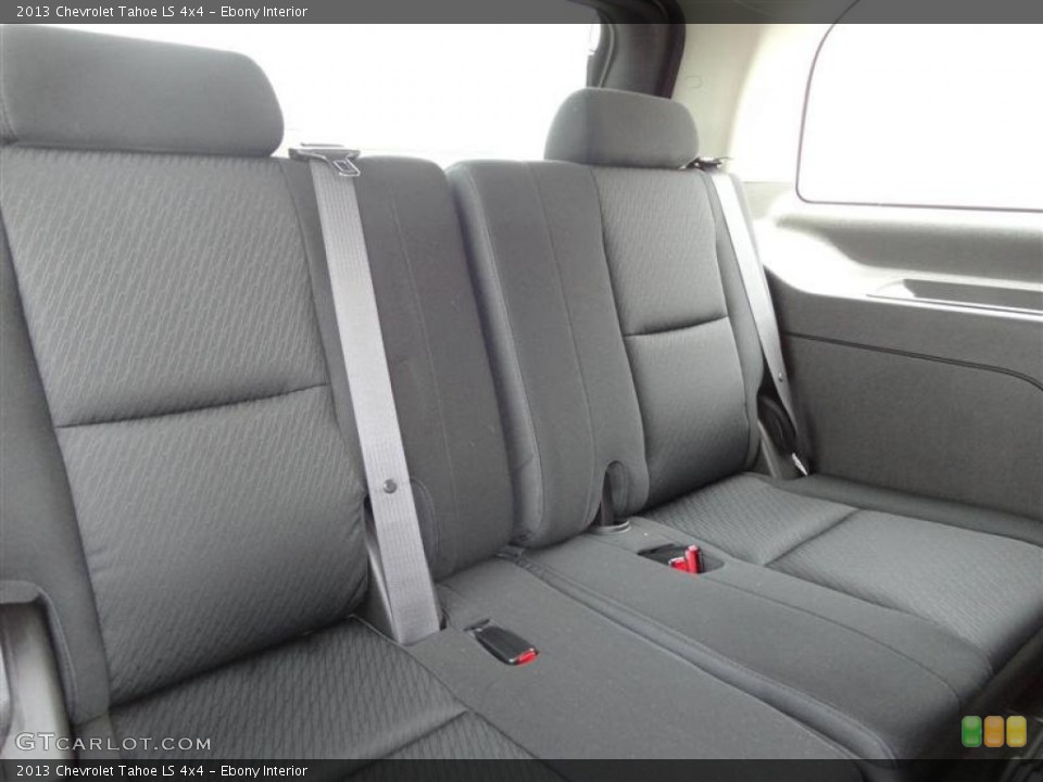 Ebony Interior Rear Seat for the 2013 Chevrolet Tahoe LS 4x4 #78818709