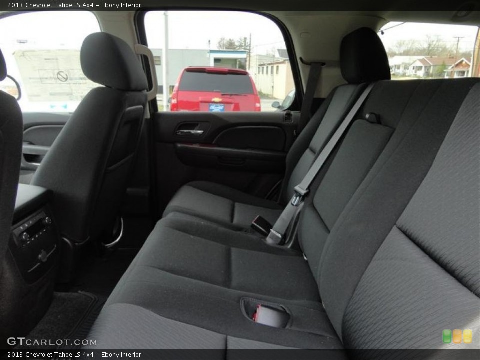 Ebony Interior Rear Seat for the 2013 Chevrolet Tahoe LS 4x4 #78818720