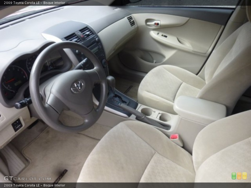Bisque Interior Prime Interior for the 2009 Toyota Corolla LE #78820223