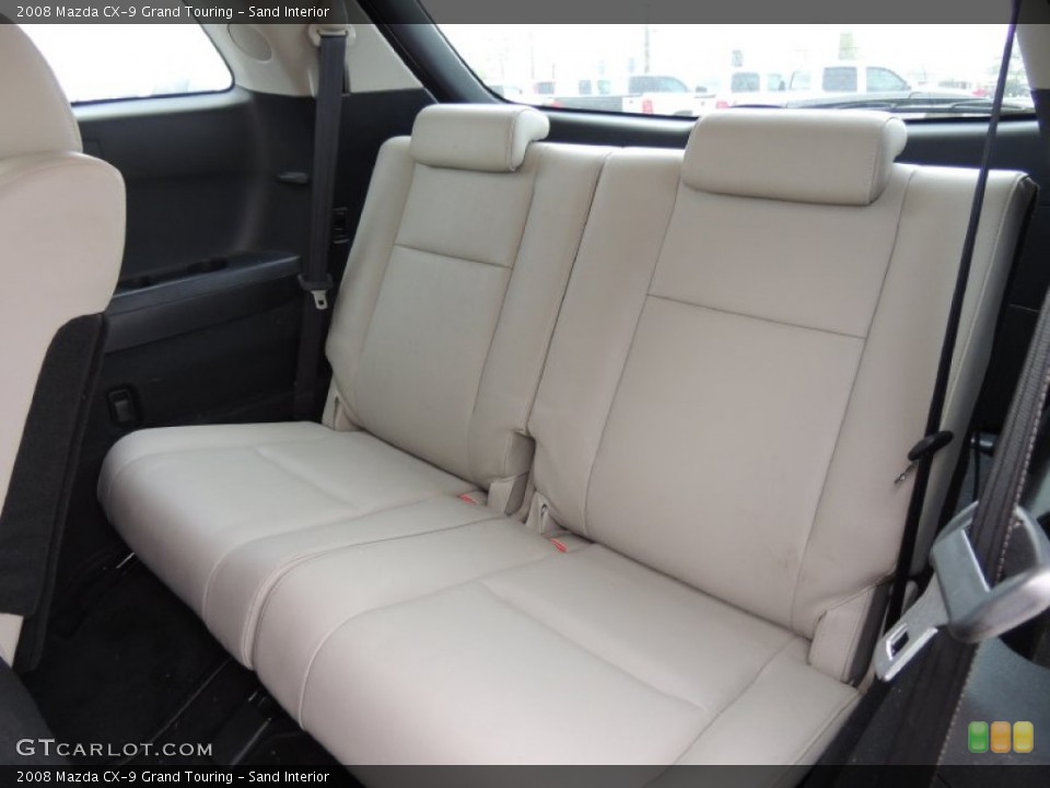 Sand Interior Rear Seat for the 2008 Mazda CX-9 Grand Touring #78820808