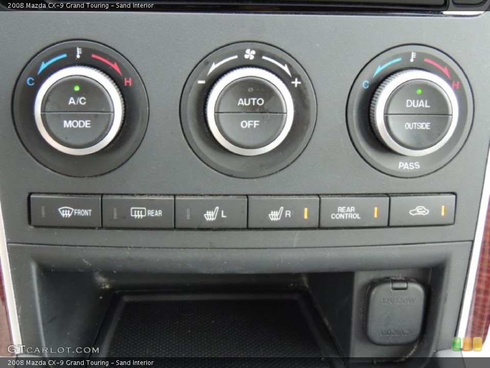 Sand Interior Controls for the 2008 Mazda CX-9 Grand Touring #78820940