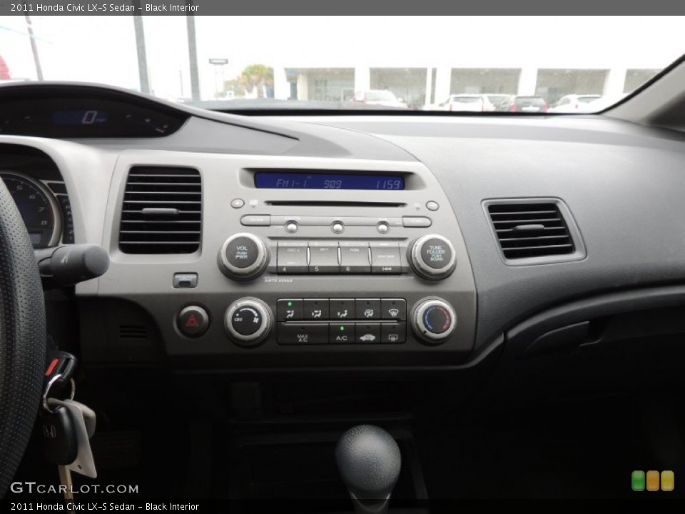 Black Interior Controls for the 2011 Honda Civic LX-S Sedan #78821524