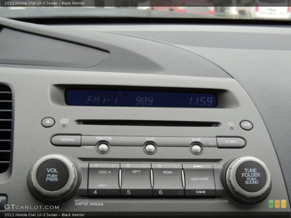 Black Interior Audio System for the 2011 Honda Civic LX-S Sedan #78821537