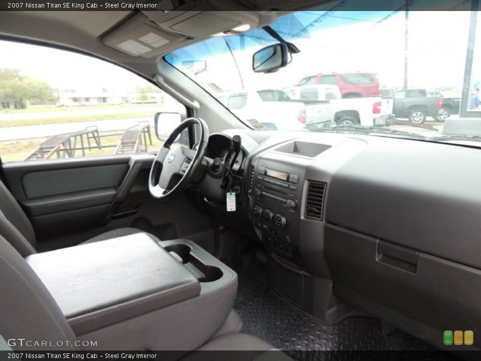 Steel Gray Interior Dashboard for the 2007 Nissan Titan SE King Cab #78821708