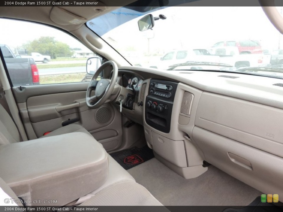 Taupe Interior Photo for the 2004 Dodge Ram 1500 ST Quad Cab #78822278