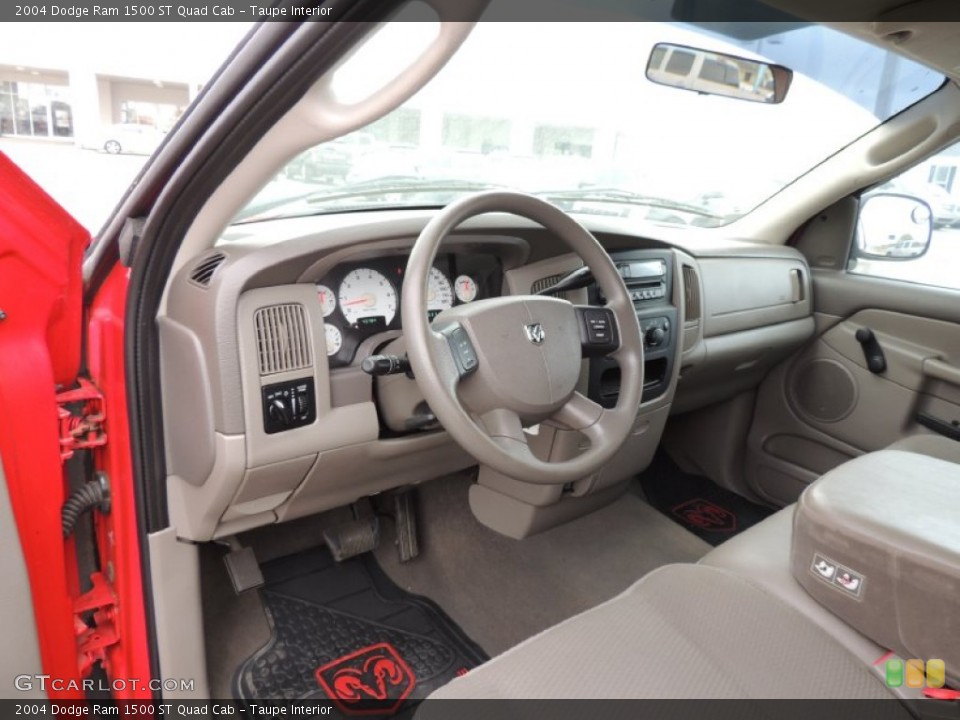 Taupe Interior Prime Interior for the 2004 Dodge Ram 1500 ST Quad Cab #78822334