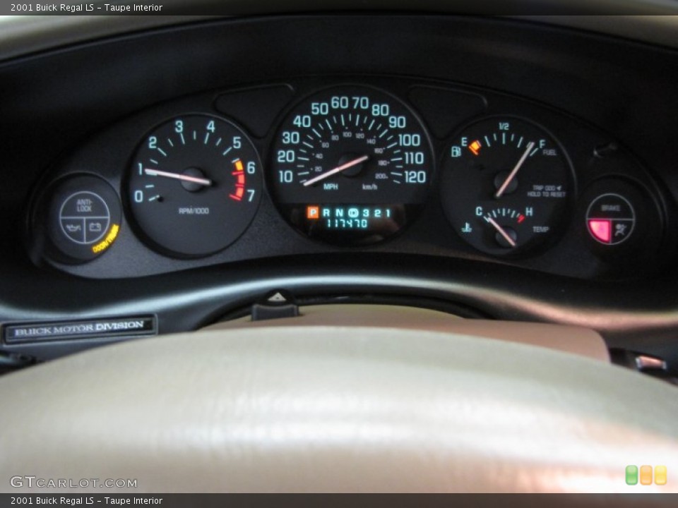 Taupe Interior Gauges for the 2001 Buick Regal LS #78822800