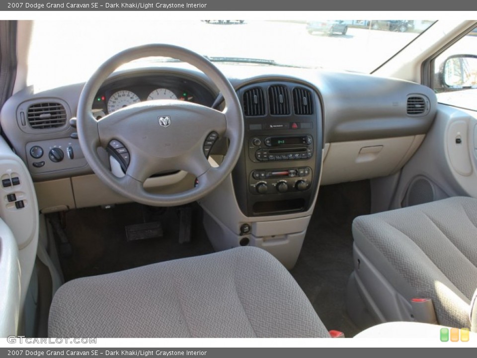 Dark Khaki/Light Graystone Interior Prime Interior for the 2007 Dodge Grand Caravan SE #78823156