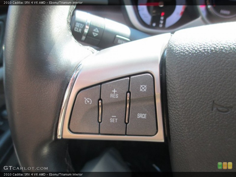 Ebony/Titanium Interior Controls for the 2010 Cadillac SRX 4 V6 AWD #78823601
