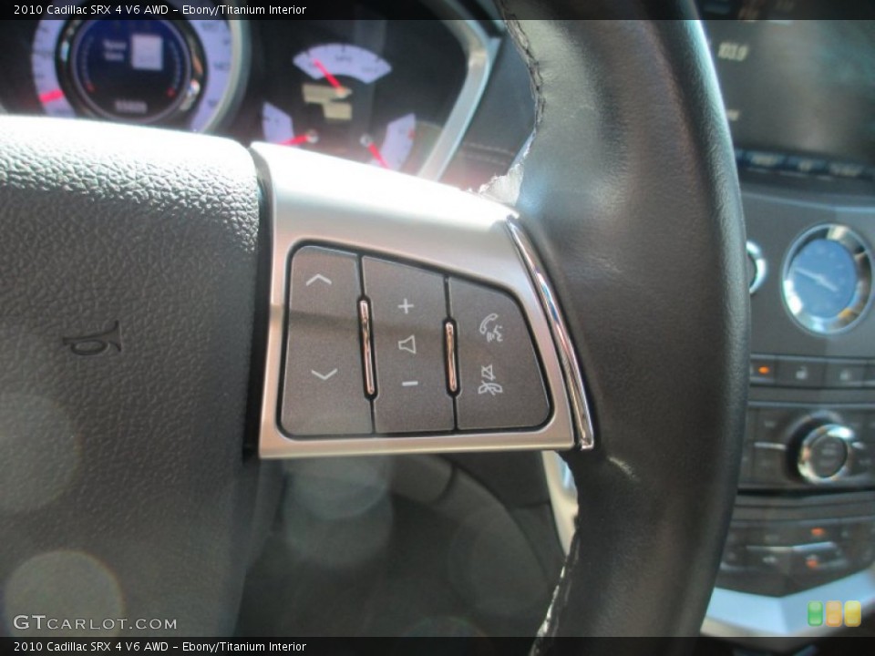 Ebony/Titanium Interior Controls for the 2010 Cadillac SRX 4 V6 AWD #78823604