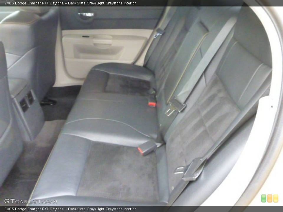 Dark Slate Gray/Light Graystone Interior Rear Seat for the 2006 Dodge Charger R/T Daytona #78824204