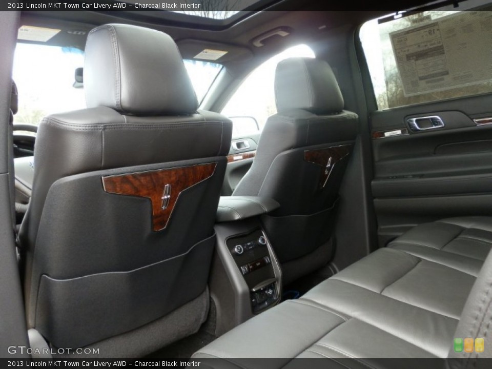 Charcoal Black Interior Rear Seat for the 2013 Lincoln MKT Town Car Livery AWD #78825140