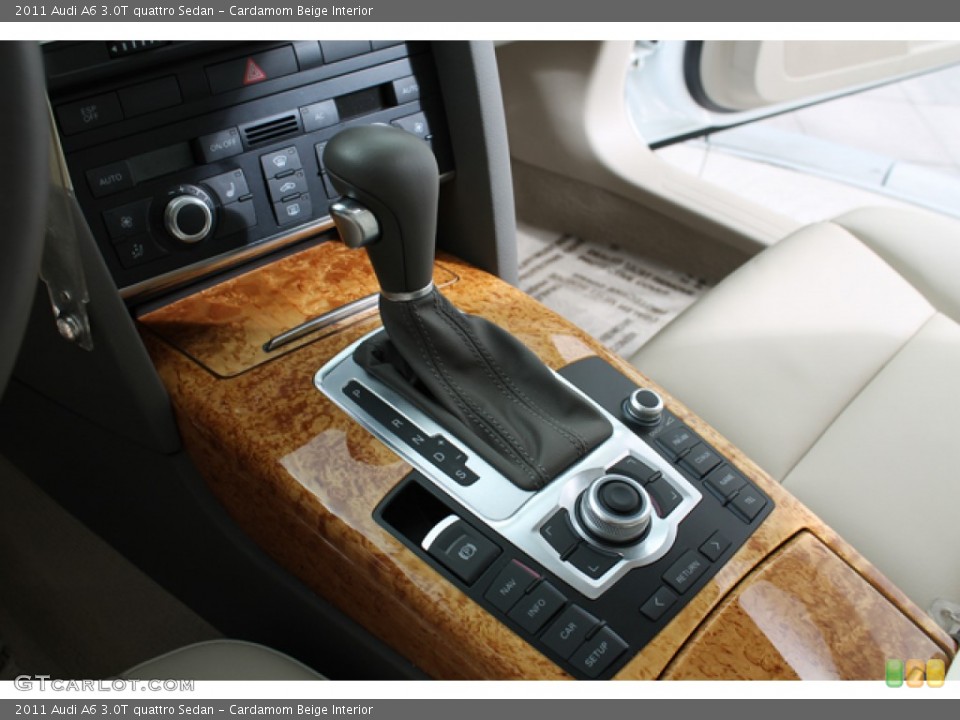Cardamom Beige Interior Transmission for the 2011 Audi A6 3.0T quattro Sedan #78825197