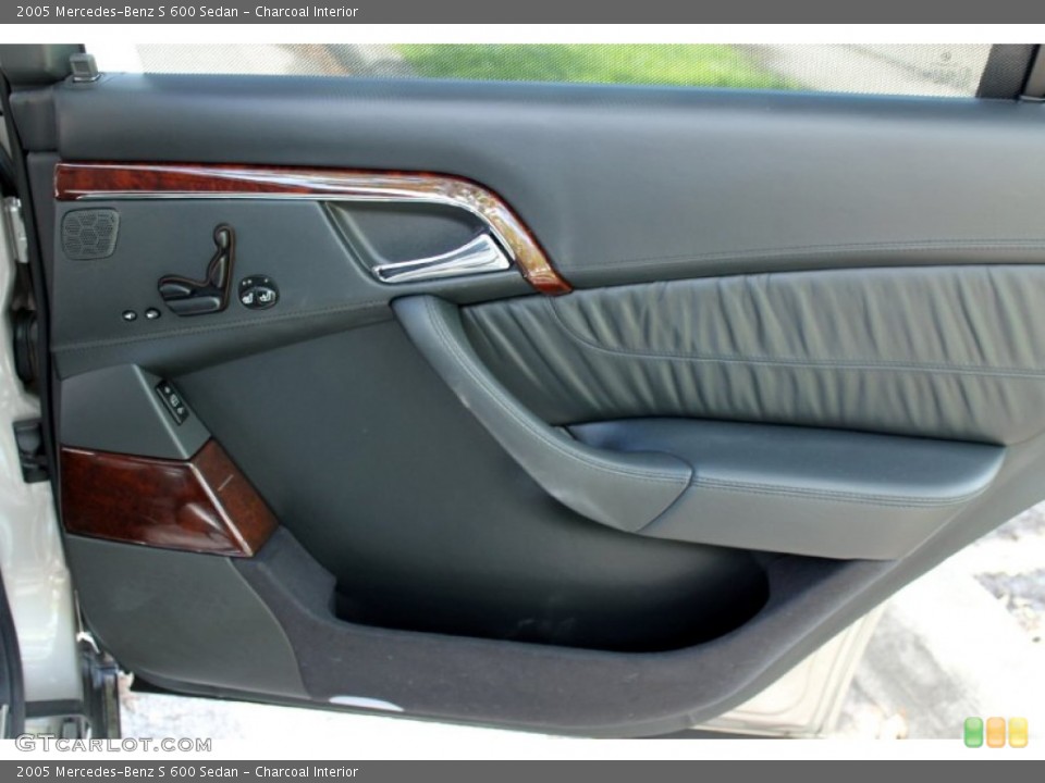 Charcoal Interior Door Panel for the 2005 Mercedes-Benz S 600 Sedan #78825722