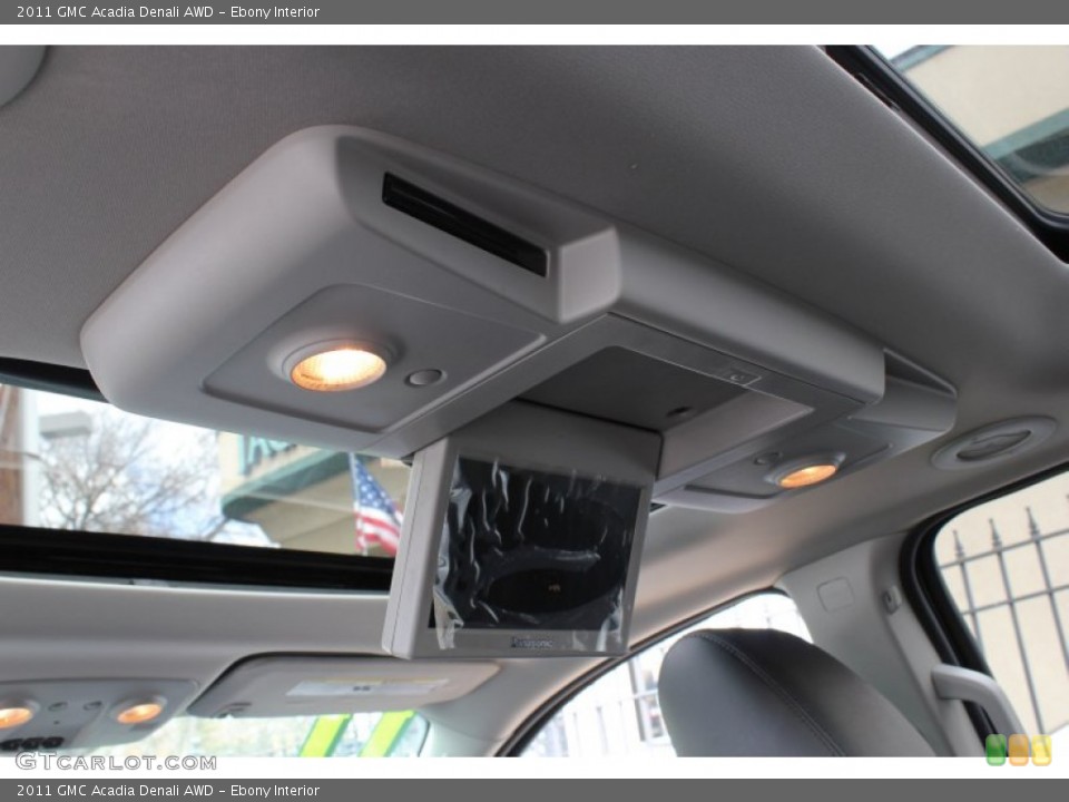 Ebony Interior Entertainment System for the 2011 GMC Acadia Denali AWD #78826588