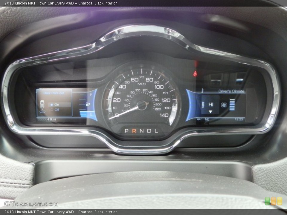 Charcoal Black Interior Gauges for the 2013 Lincoln MKT Town Car Livery AWD #78826603