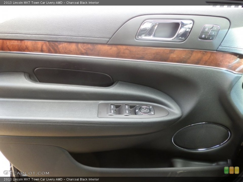 Charcoal Black Interior Door Panel for the 2013 Lincoln MKT Town Car Livery AWD #78826964