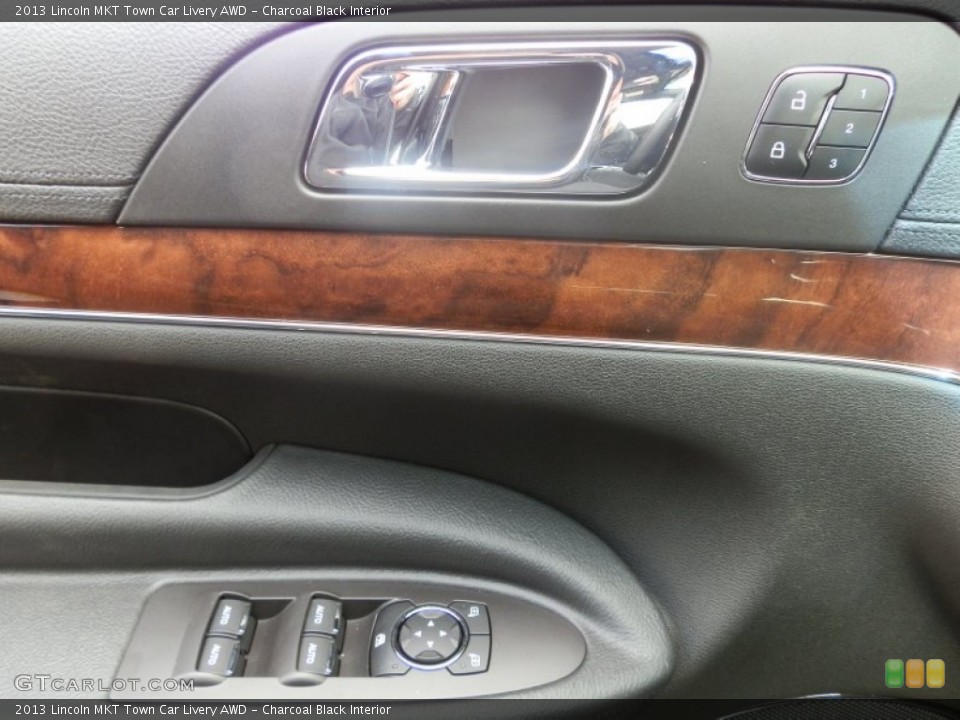 Charcoal Black Interior Controls for the 2013 Lincoln MKT Town Car Livery AWD #78826986