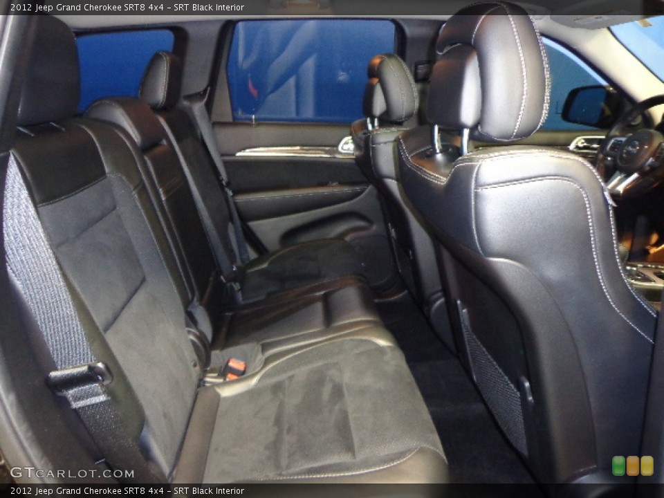 SRT Black Interior Rear Seat for the 2012 Jeep Grand Cherokee SRT8 4x4 #78827132