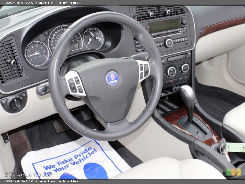 Parchment Interior Dashboard for the 2008 Saab 9-3 2.0T Convertible #78827570