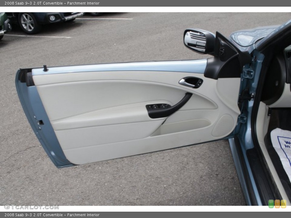 Parchment Interior Door Panel for the 2008 Saab 9-3 2.0T Convertible #78827615