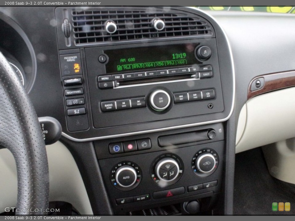 Parchment Interior Controls for the 2008 Saab 9-3 2.0T Convertible #78827660