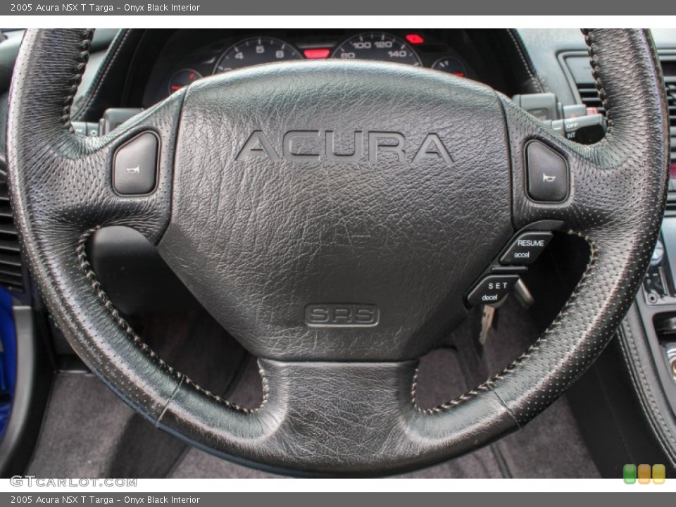 Onyx Black Interior Steering Wheel for the 2005 Acura NSX T Targa #78828341