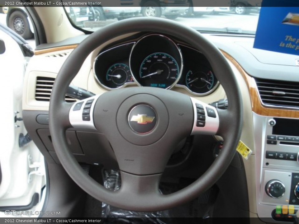 Cocoa/Cashmere Interior Steering Wheel for the 2012 Chevrolet Malibu LT #78829610
