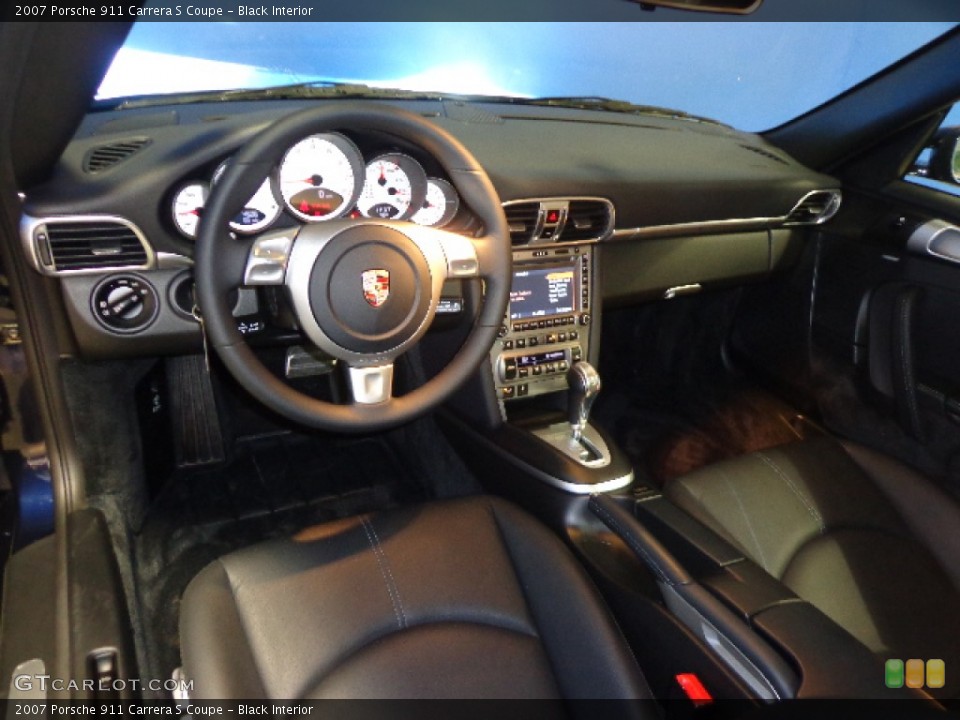 Black Interior Photo for the 2007 Porsche 911 Carrera S Coupe #78829960