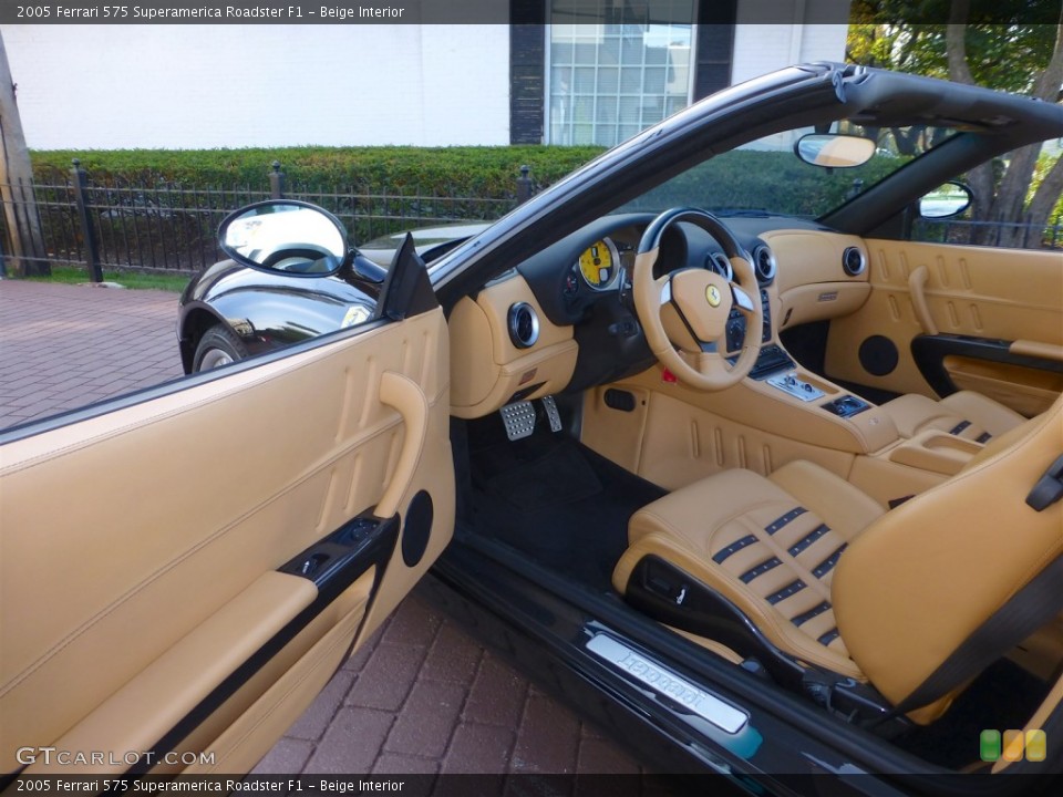 Beige Interior Photo for the 2005 Ferrari 575 Superamerica Roadster F1 #78830765