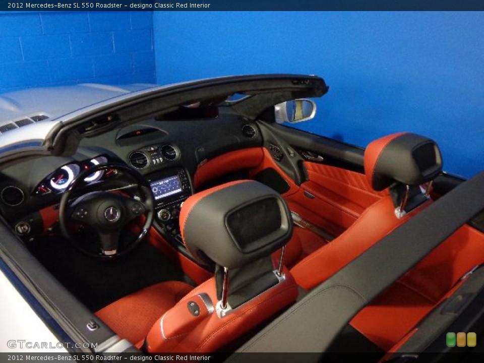 designo Classic Red Interior Photo for the 2012 Mercedes-Benz SL 550 Roadster #78830875