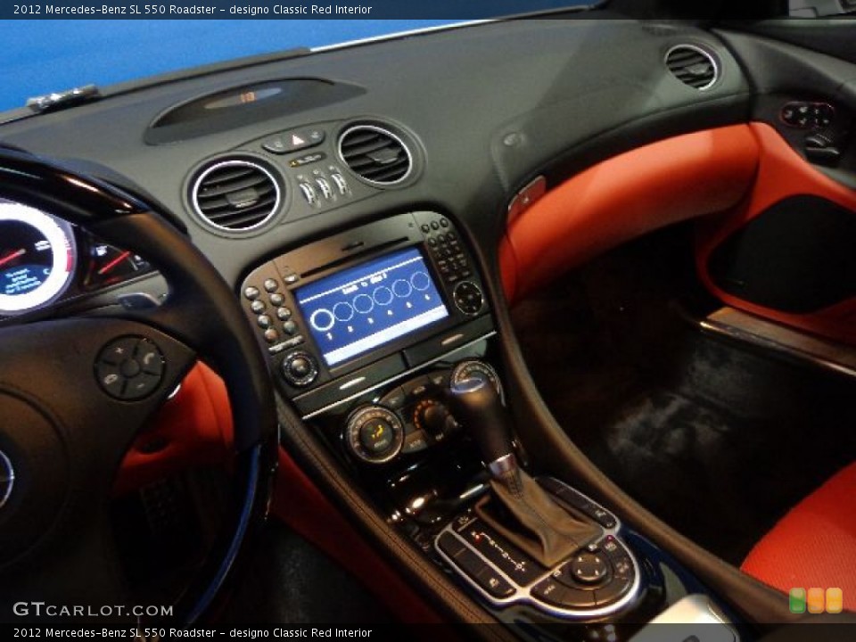 designo Classic Red Interior Controls for the 2012 Mercedes-Benz SL 550 Roadster #78830909