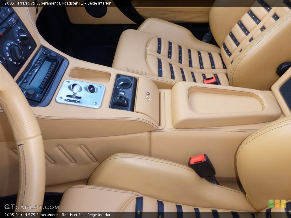 Beige Interior Photo for the 2005 Ferrari 575 Superamerica Roadster F1 #78831107