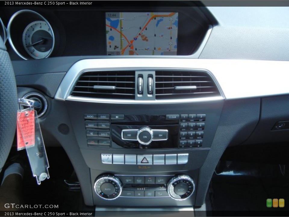 Black Interior Controls for the 2013 Mercedes-Benz C 250 Sport #78832778