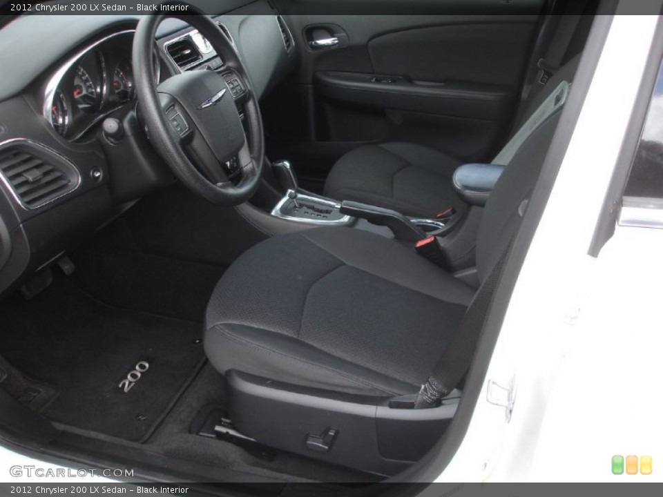 Black Interior Photo for the 2012 Chrysler 200 LX Sedan #78835634