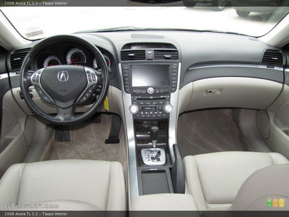 Taupe Interior Dashboard for the 2008 Acura TL 3.2 #78836962