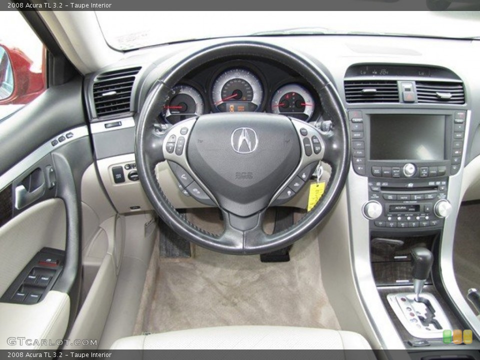 Taupe Interior Dashboard for the 2008 Acura TL 3.2 #78837152