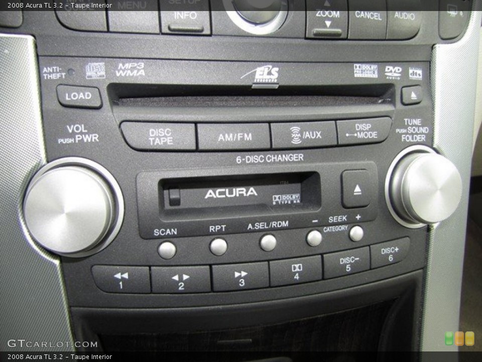 Taupe Interior Controls for the 2008 Acura TL 3.2 #78837295