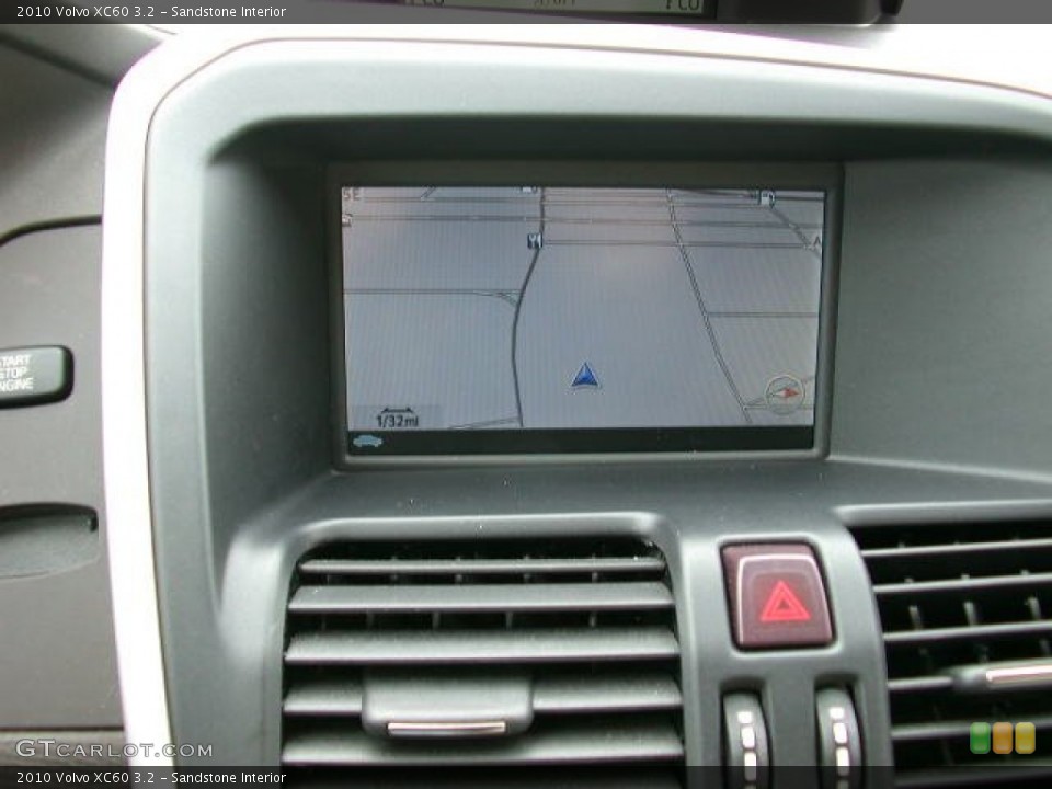 Sandstone Interior Navigation for the 2010 Volvo XC60 3.2 #78837416