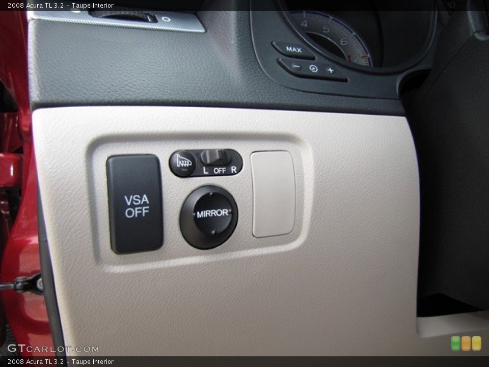 Taupe Interior Controls for the 2008 Acura TL 3.2 #78837533
