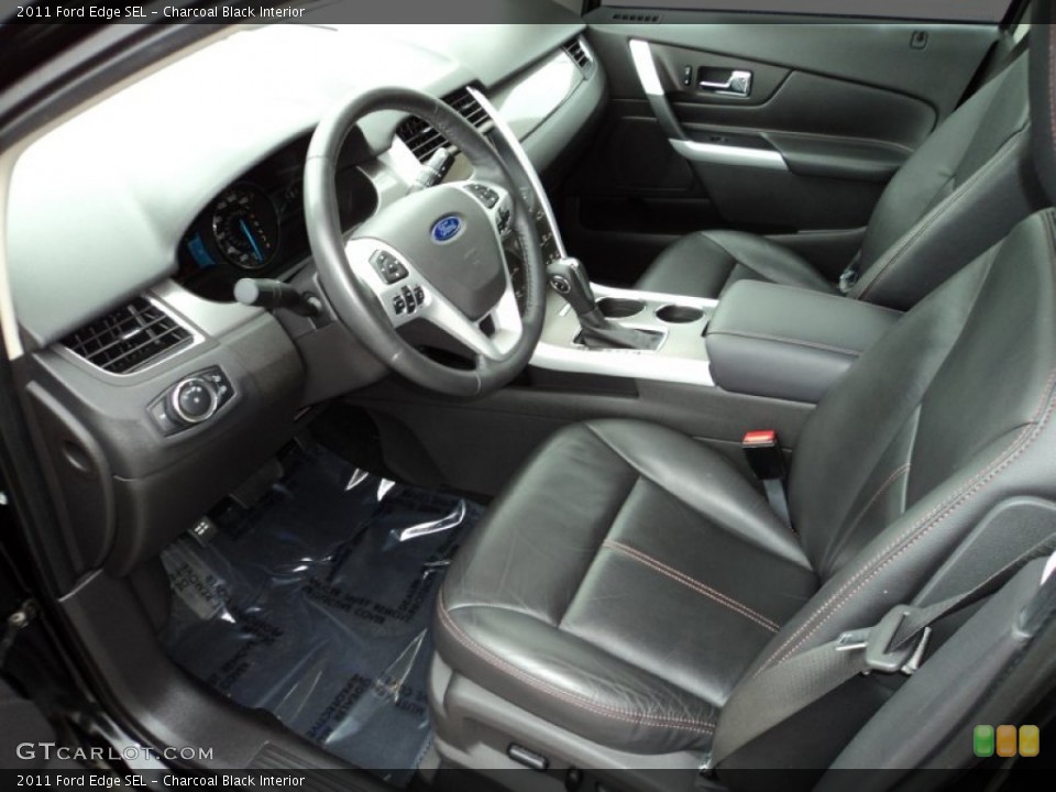 Charcoal Black Interior Prime Interior for the 2011 Ford Edge SEL #78838114