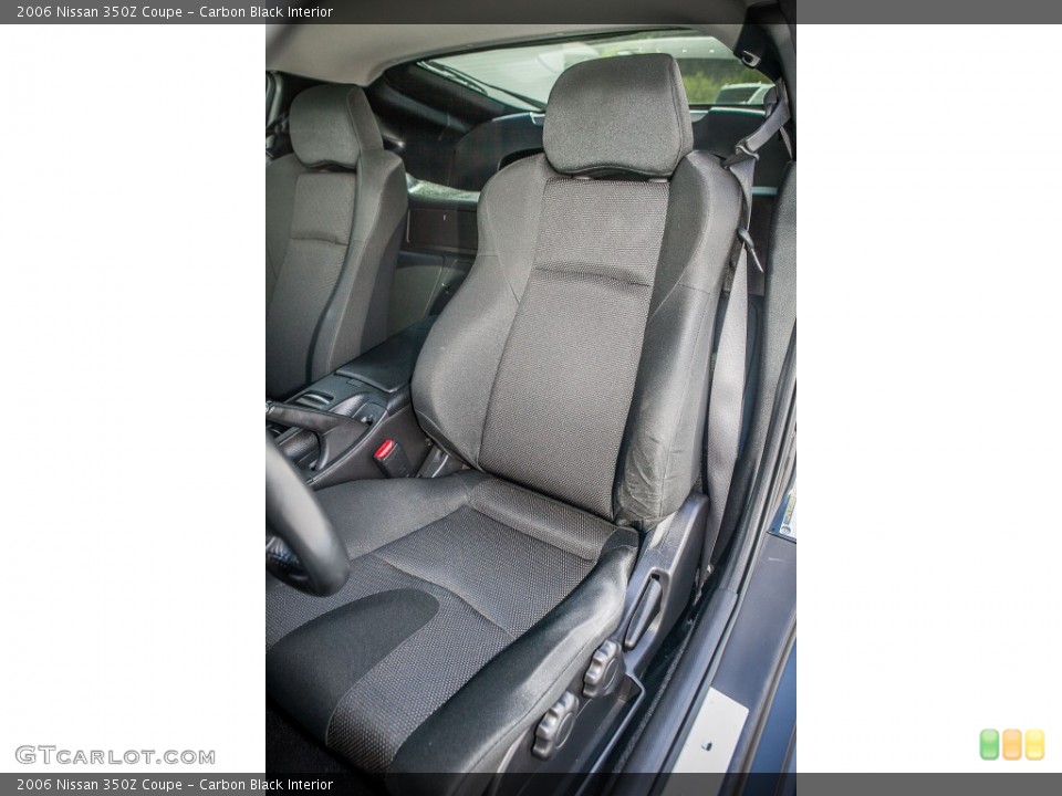 Carbon Black Interior Front Seat for the 2006 Nissan 350Z Coupe #78838556