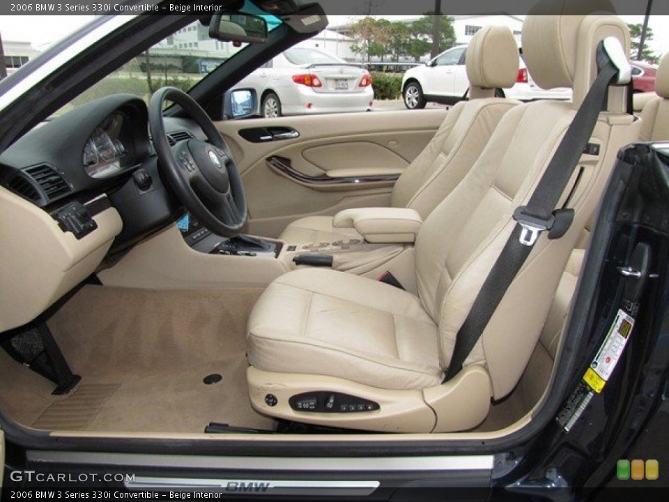 Beige Interior Photo for the 2006 BMW 3 Series 330i Convertible #78838778
