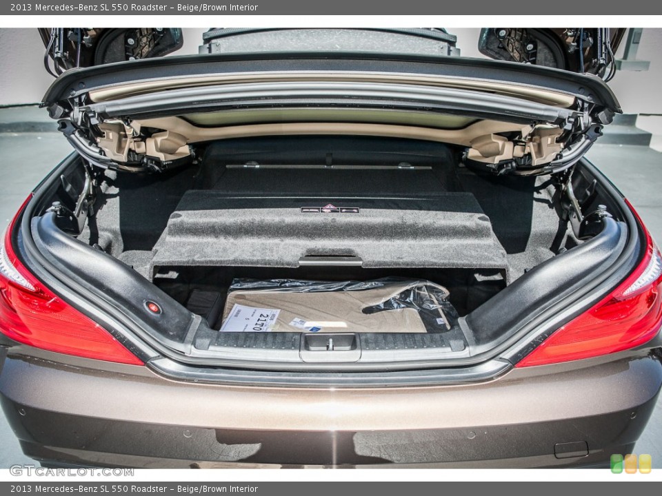 Beige/Brown Interior Trunk for the 2013 Mercedes-Benz SL 550 Roadster #78840071
