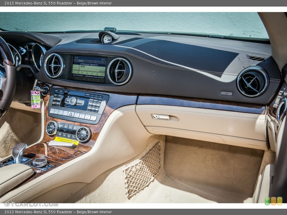 Beige/Brown Interior Dashboard for the 2013 Mercedes-Benz SL 550 Roadster #78840086