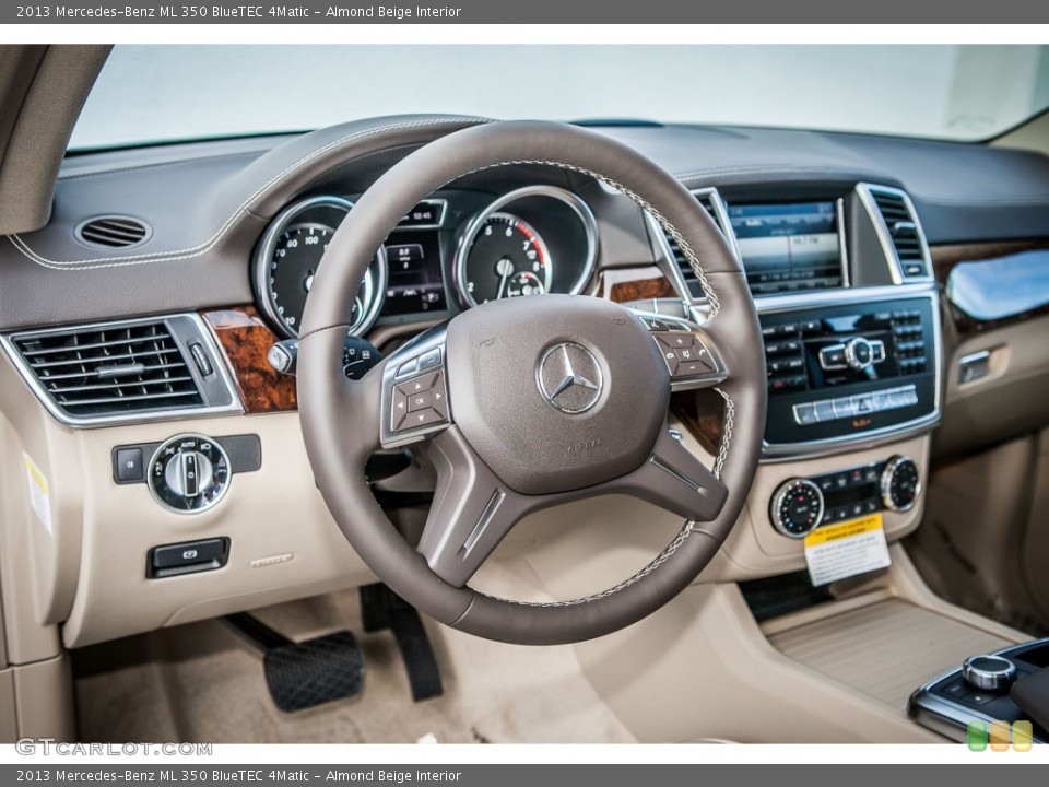 Almond Beige Interior Dashboard for the 2013 Mercedes-Benz ML 350 BlueTEC 4Matic #78841277