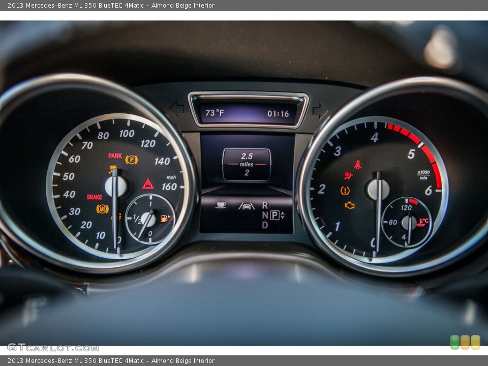 Almond Beige Interior Gauges for the 2013 Mercedes-Benz ML 350 BlueTEC 4Matic #78841310