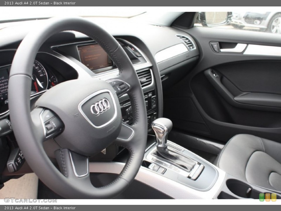 Black Interior Steering Wheel for the 2013 Audi A4 2.0T Sedan #78841763