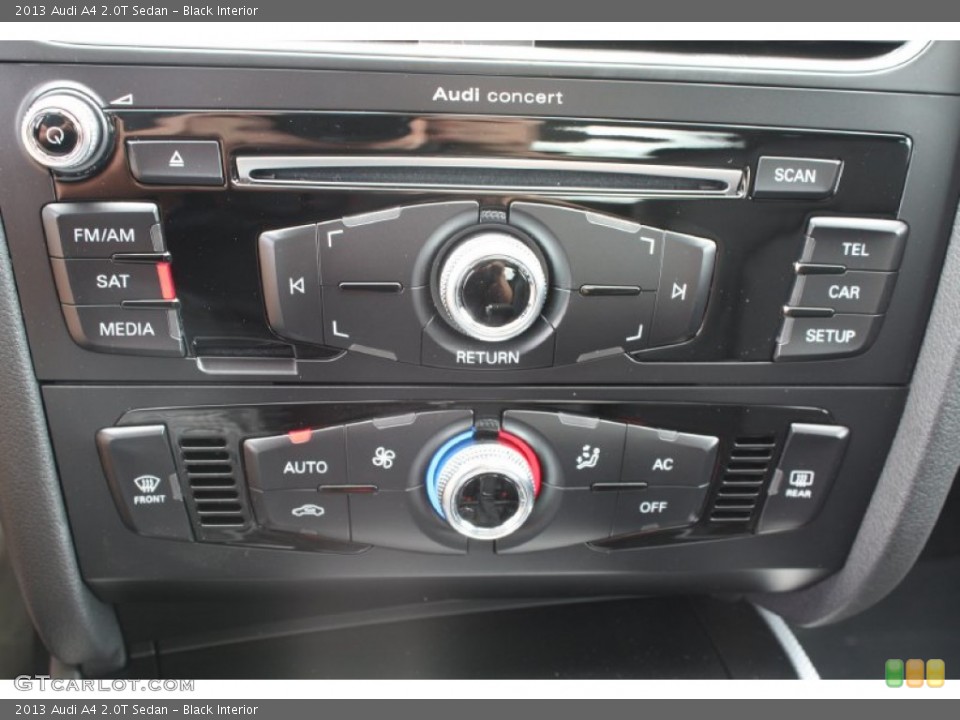 Black Interior Controls for the 2013 Audi A4 2.0T Sedan #78841886