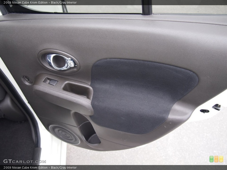 Black/Gray Interior Door Panel for the 2009 Nissan Cube Krom Edition #78842645